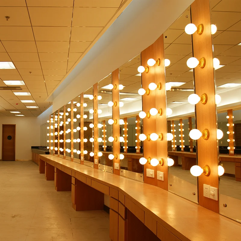  LED Makeup Mirror Light 10 Bulbs with Touch Dimmer Adjustable Decoration Wall Lamp 110V 220V EU US 