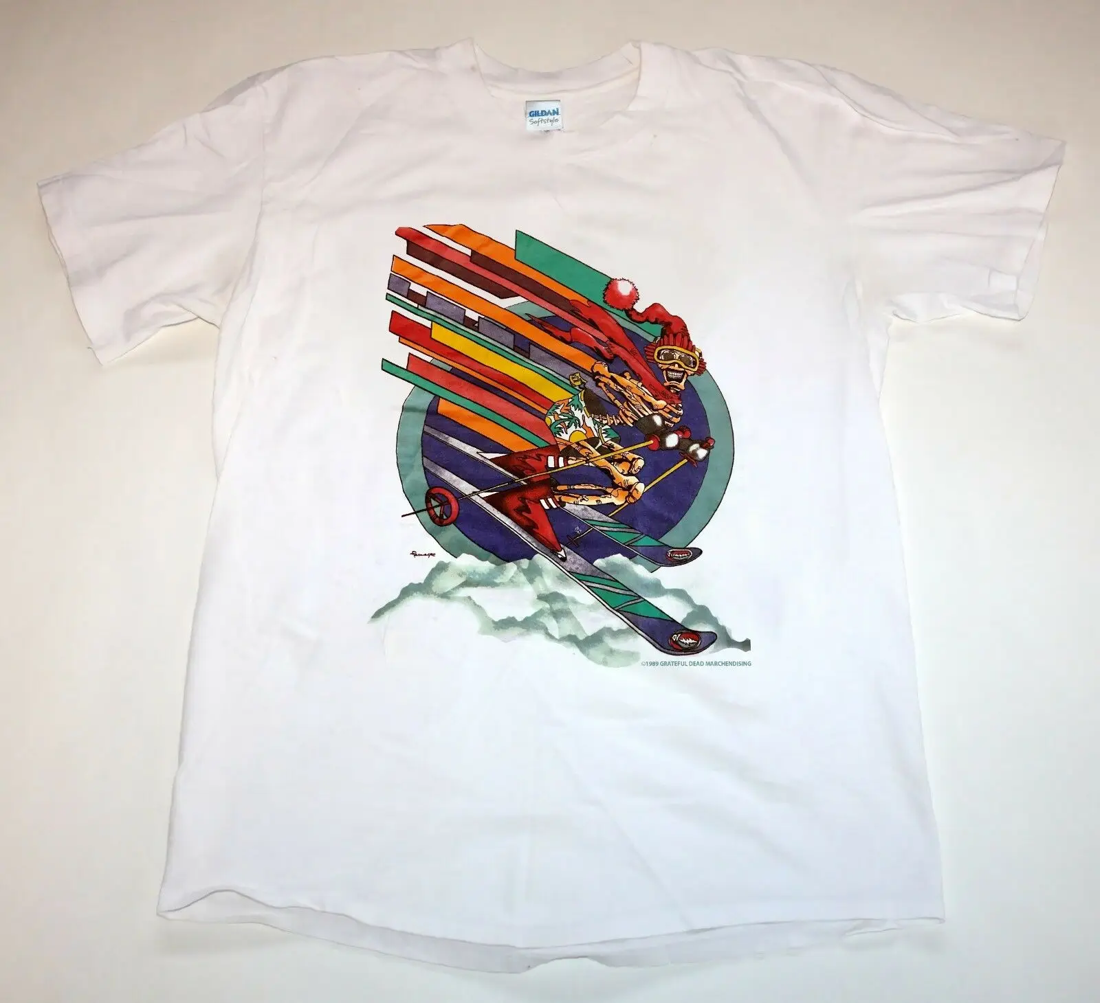 Grateful Dead Shirt T Vintage 1989 Skier And Company S - 3xl RePrint Fashion Style Men Tee 100% Cotton Classic tee | Мужская одежда