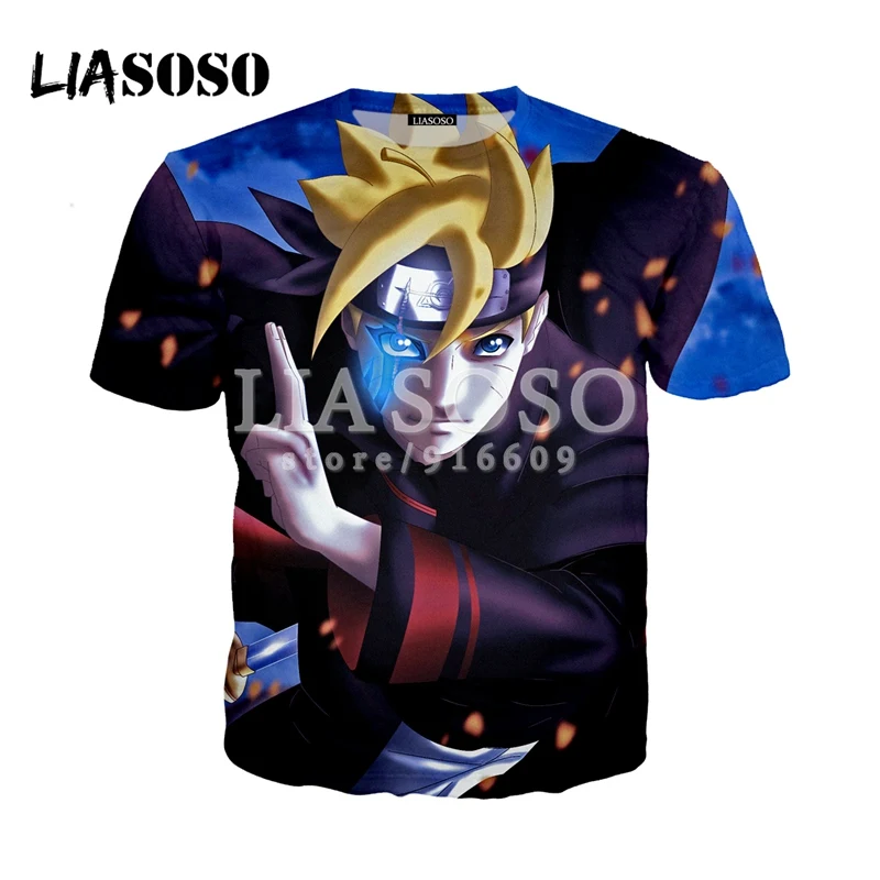 

LIASOSO NEW Anime Uzumaki Boruto Himawari Hinata Naruto 3D Print T shirt/Hoodie/Sweatshirt Hipster Cosplay Unisex tshirt X045