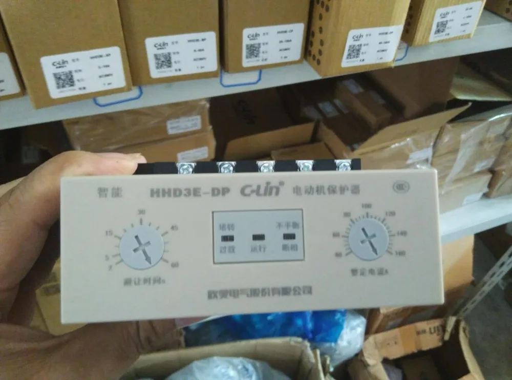 

Brand new original authentic C-Lin HHD3E-DP (40~160A) Motor three-phase unbalanced stall protector AC220V