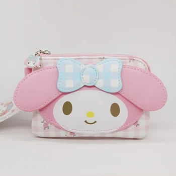 

Free shipping Fashion melody coin purse for girls High quality PU small case coin purse Waterproof Can put one card