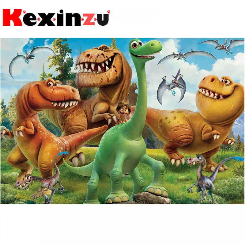 Kexinzu 5D DIY полностью квадратное сверло Алмазная картина мультяшное Животное
