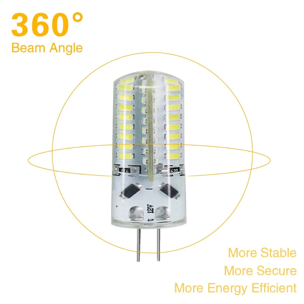 10 шт. G4 SMD3014 3W 4 Вт 5 Вт 6 Вт 9 Вт Светодиодный светильник-кукуруза ac220в силиконовый светодиодный светильник-прожектор для хрустальной люстры светильник ing Luz De