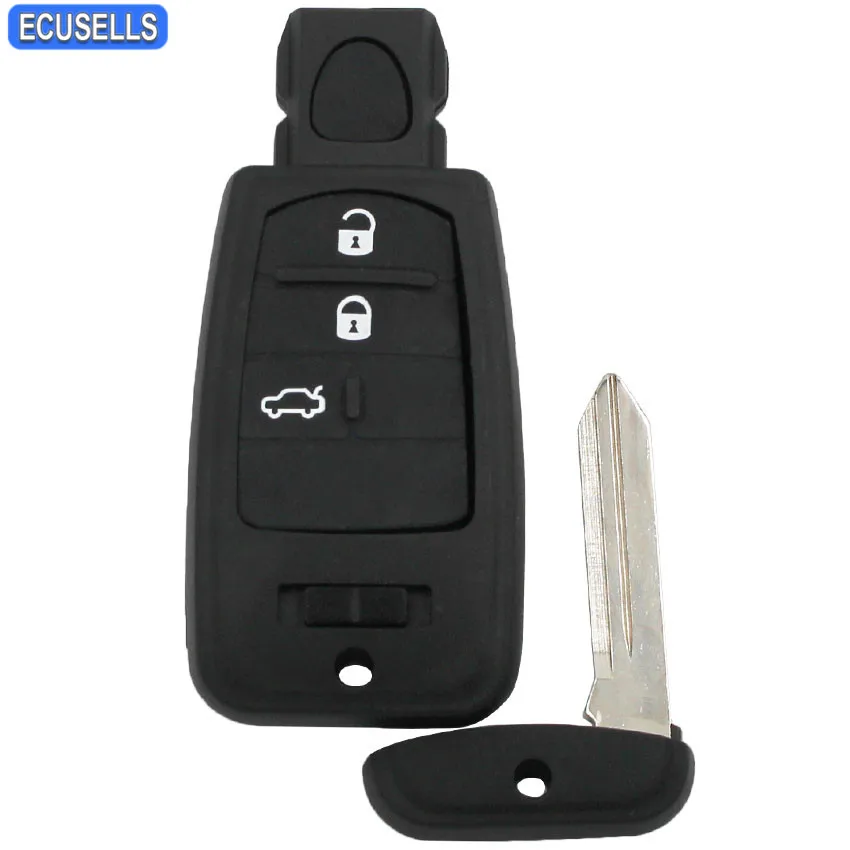 New Replacement Remote Key Shell Case Fob 3 Button Car Key Housing for