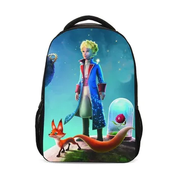 

The Little Prince Anime Print Kids Funny Pack Men Women Boys Girls School Shoulder Bags Bagpack Mochila Mujer Bolsa Escolar