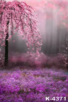 

Best-Selling Fantasy Purple Flowers fundo fotografico 150cm x 200cm Newest Vinyl Cloth Background Customize Personal Photos