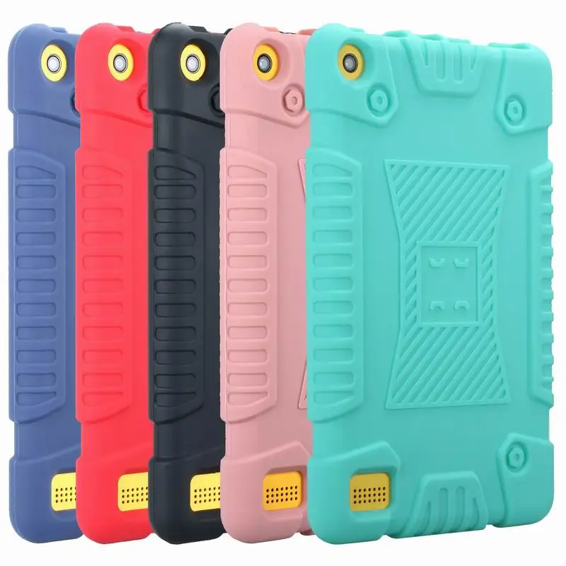 Us 9 99 Fashion Shock Proof Slim Protection Cover Case For Fire 7 Tablet 7th 5th Gen 2017 Release Kids Children Safe In Tablets