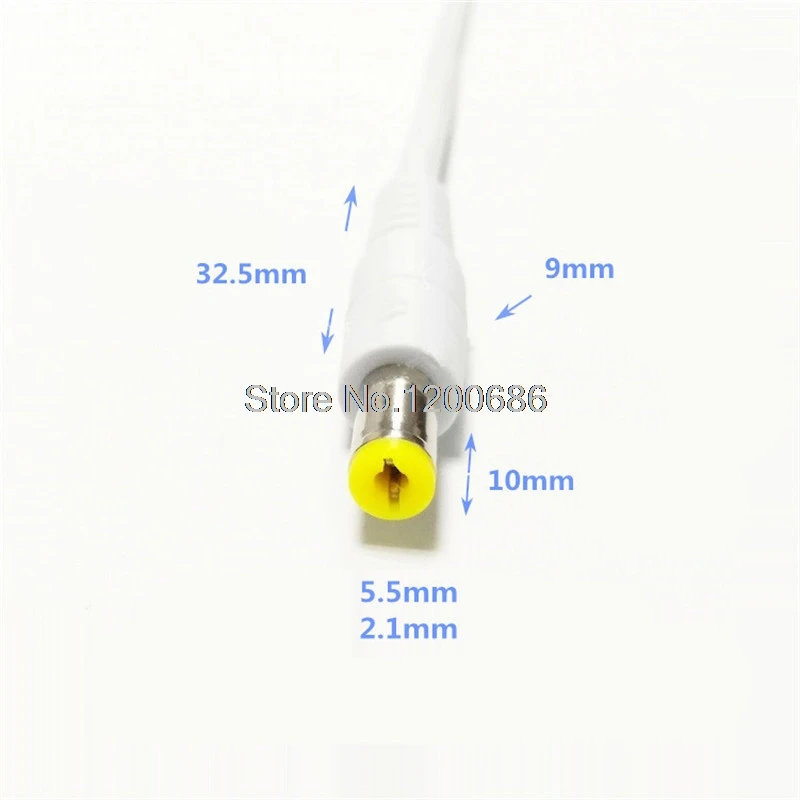 0.5MM2 шнур питания Белый 20AWG 1,5 м дневные ходовые огни 12 V Белый Удлинительный кабель постоянного тока 5,5X2,1 мужского и женского пола 1,5 м маршрутизатор с мониторингом