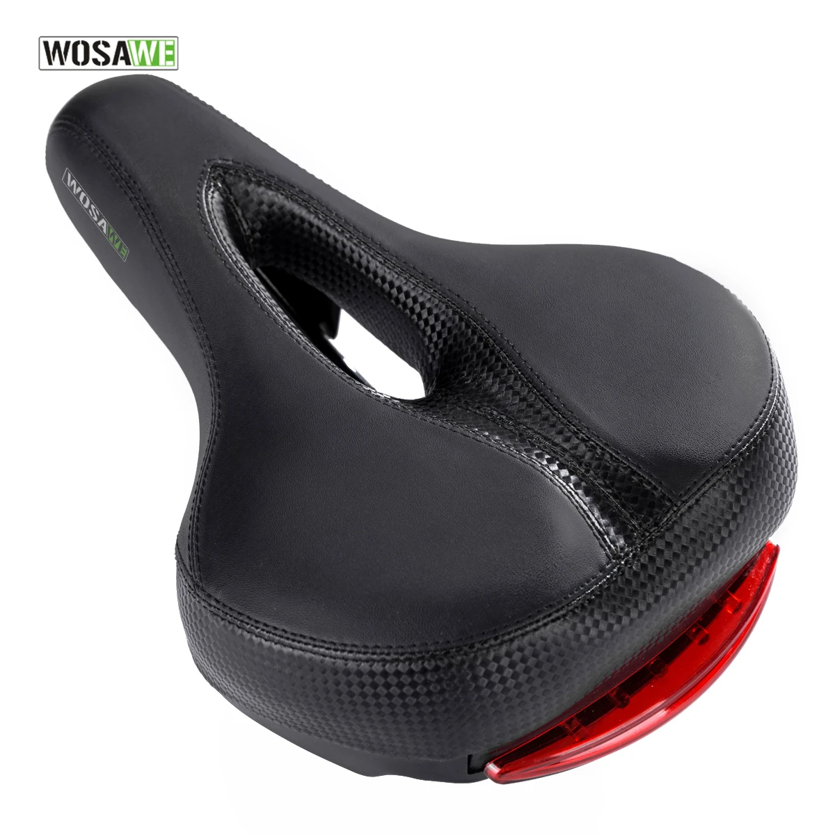 WOSAWE PU Bicycle Saddle Comfortable Thicken Widen Cushion MTB Road
