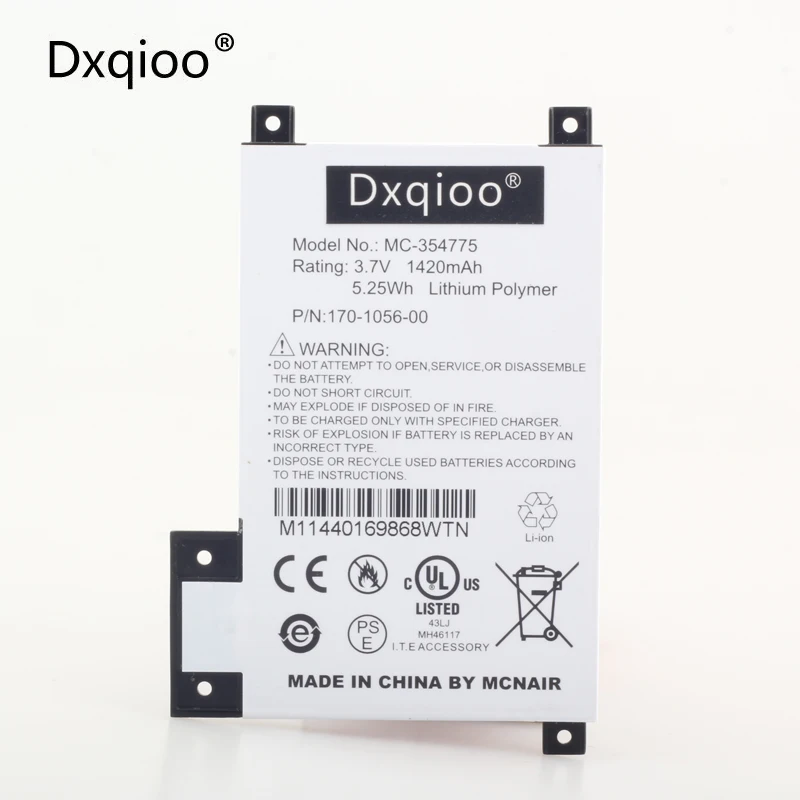 imágenes para Dxqioo batería de polímero de litio de alta calidad para amazon kindle touch s2011-002-a dr-a014 s2011-002-s d01200 batería imágenes para Dxqioo batería de polímero de litio de alta calidad para amazon kindle touch s2011-002-a dr-a014 s2011-002-s d01200 batería