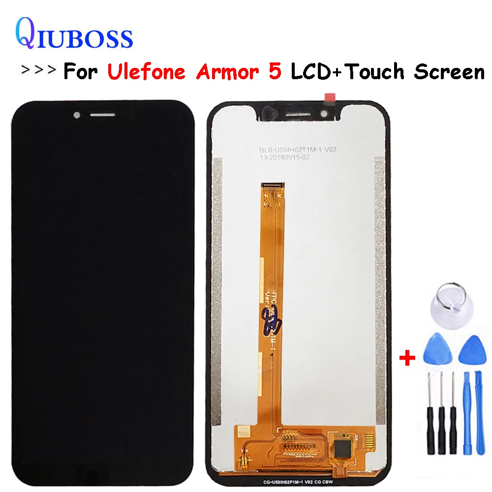 Для Ulefone Armor 5 ЖК дисплей сенсорный экран дигитайзер панель стекло Запчасти Замена