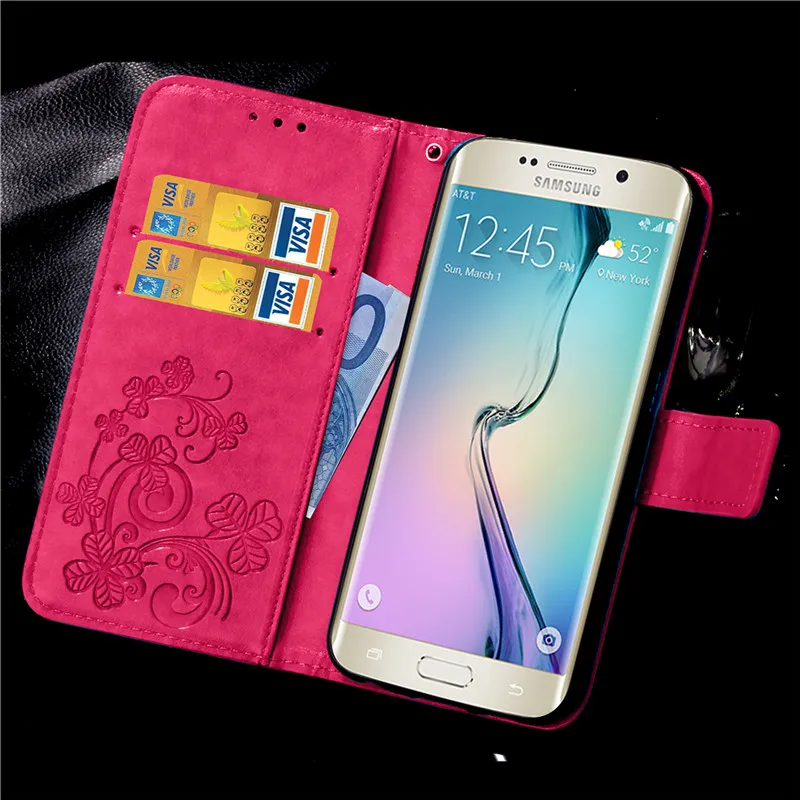 For Cover Samsung Galaxy S6 G9200 s6edge Wallet Style Flip