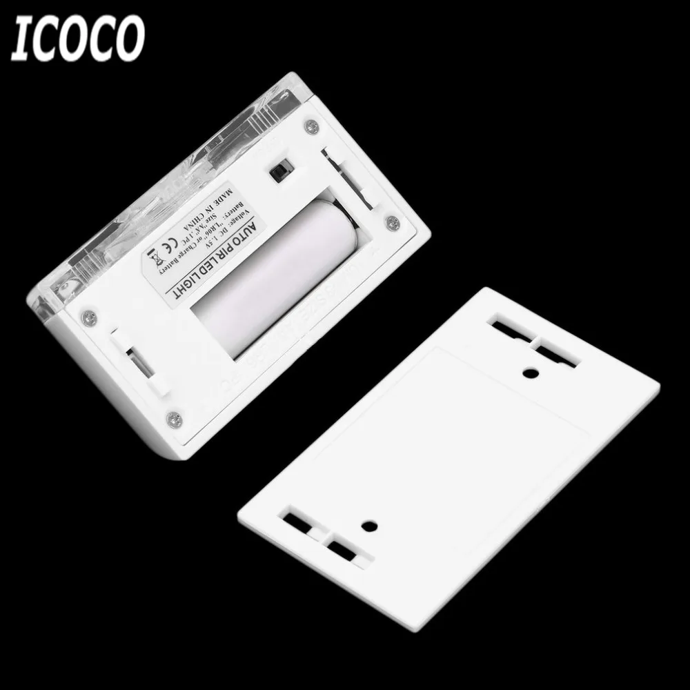 ICOCO 1 шт. 4 LED PIR инфракрасный датчик движения датчик домашняя Дверь Замочная скважина свет лампы бусины для двери лестница спальня прихожая