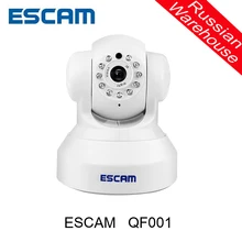 ESCAM Беспроводной 720 P pan/tilt wi-fi ip-камеры безопасности QF001 поддержка 32 Г TF card IR-CUT 10 М Сетевой безопасности Камеры Ночного Видения