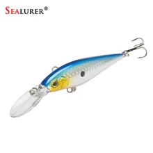 Marca de Calidad Flotantes Minnow Señuelos de Pesca 10 Colores 11 cm/10g Plástico Mosca Pesca Wobbler Cebo Duro Crankbait 1 unids/lote