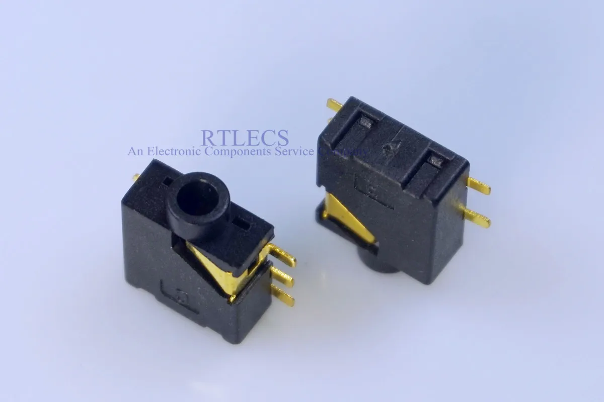 1000pcs stereo jack 2 5mm 5 pin for 3 poles stereo headphone plug SMD type reflow solderable with locators DC30V 0 5A Rohs New