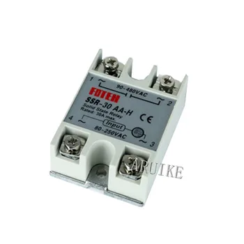 

Solid state relay SSR-30AA-H 20A actually 80-250V AC TO 90-480V SSR 30AA H solid Resistance Regulator