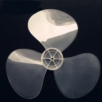 1pcs Big wind 16 inch 400mm plastic fan blade White 3 leaf universal brand fan 1pcs 4 blades plastic fan blade for hair dryer fan parts
