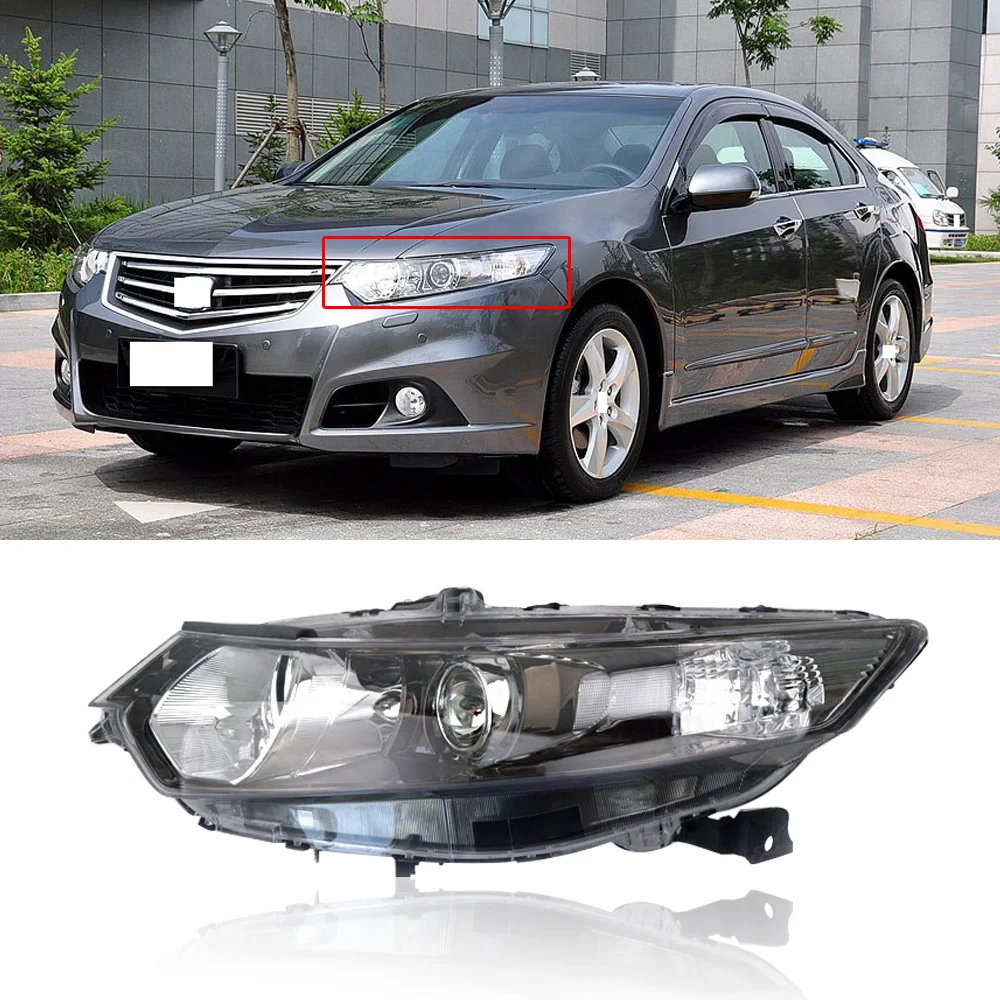 

CAPQX For Honda Europe Accord SPIRIOR CU1 CU2 2009-2012 Front Bumper Headlight Headlamp Head Lamp Xenon HID Head Light Assembly