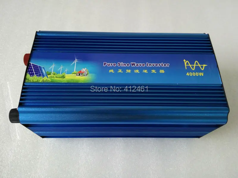 

high quality 4000w pure sine wave inverter with off grid 12V 24V dc to 110v/220v ac solar power inverter