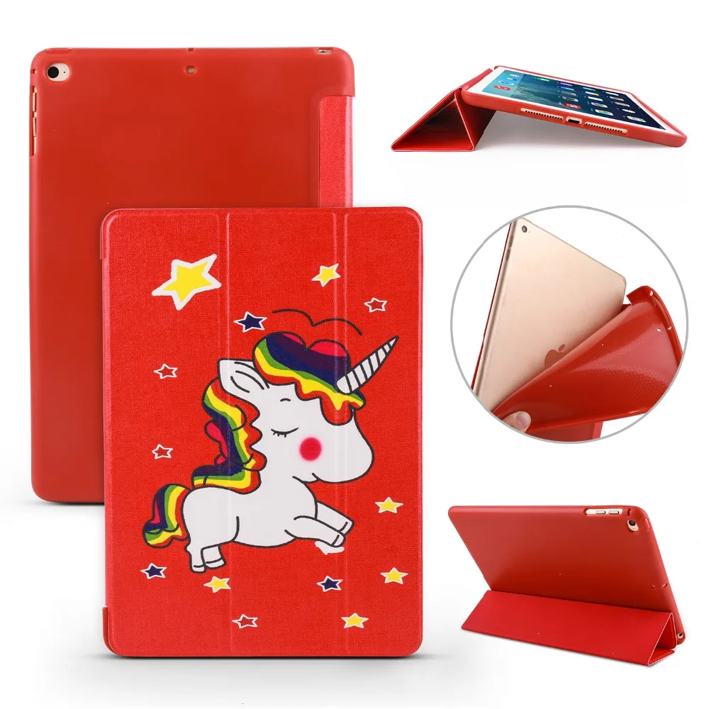 Чехол для Apple новый iPad 9 7 дюймов 2017/2018 Air 1/Air 2 TPU Мягкий силиконовый чехол Полная