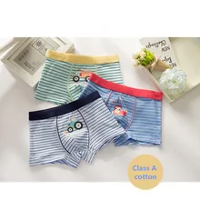 Нижнее белье для мальчиков с героями мультфильмов хлопковые трусы с принтом машинки для маленьких мальчиков мягкие детские трусы подростковые плавки трусы-боксеры для мальчиков, От 2 до 14 лет