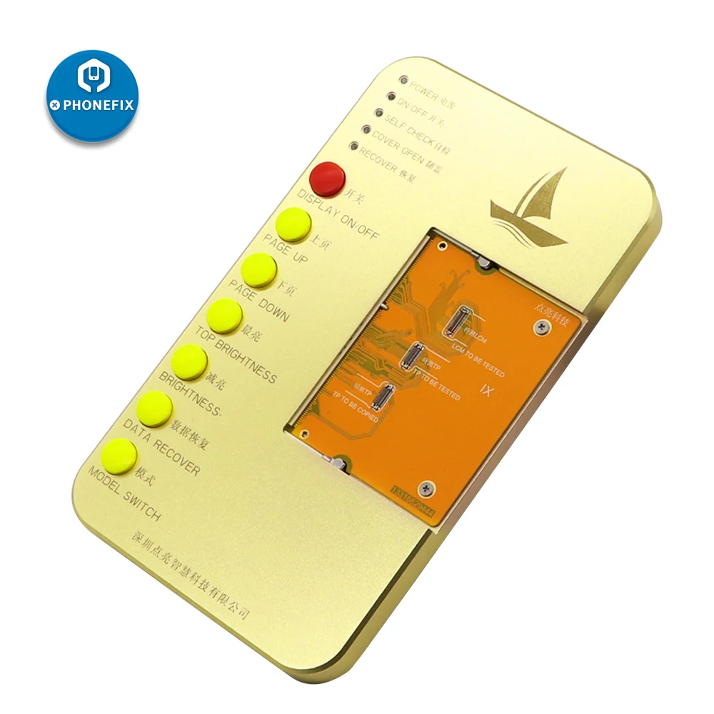 

PHONEFIX New DL100 4-IN-1 Intelligent LCD Screen Status Test Board for iPhone X XS MAX XR Display Touch Screen Detecting Machine