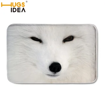 

HUGSIDEA Anti-slip Kitchen Mat Cute Fox Bath Carpet Modern Entrance Doormat Tapete Absorbent Bedroom Living Room Floor Mats