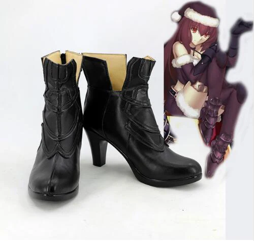 

Fate Grand Order FGO Lancer Scathach Cosplay Boots Shoes Costume Accessories Halloween Party Boots for Adult Women Shoes