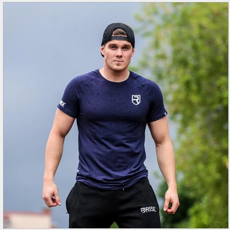 Men NEW Superman Workout Gym T-Shirt Bodybuilding Fitness Muscle Casual Tee
