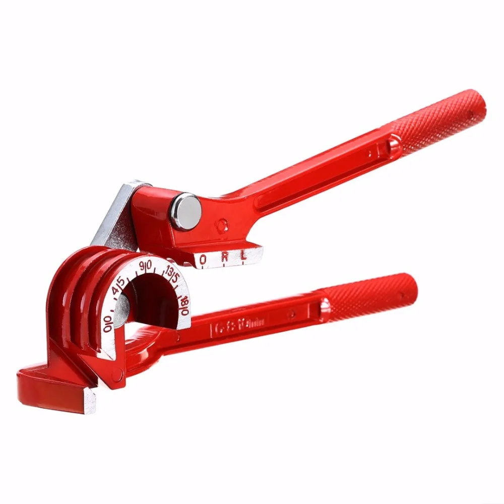 

180 Degree Pipe Bending Tool Heavy Duty Tube Bender Aluminum Alloy Tubing Bender Brake Fuel Line Curving Pliers Machining Tools