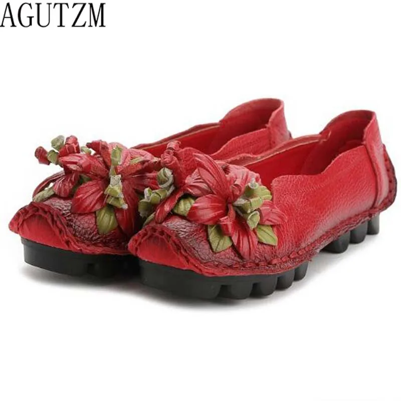 womens floral flat shoes