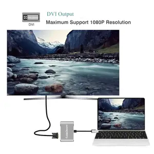 Image 5 - USB3.0 to HDMI DVI Adapter HD 1080P Video Graphics Converter for Windows 7/8/10 Only,Support HDMI DVI Display