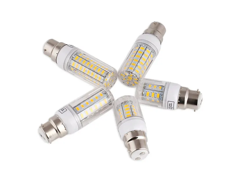 B22 총검 LED 옥수수 조명 SMD 5730 에너지 절약 전구 7W 12W 15W 20W 25W Led 램프 Bombillas 빛 Lampada Ampoule 조명