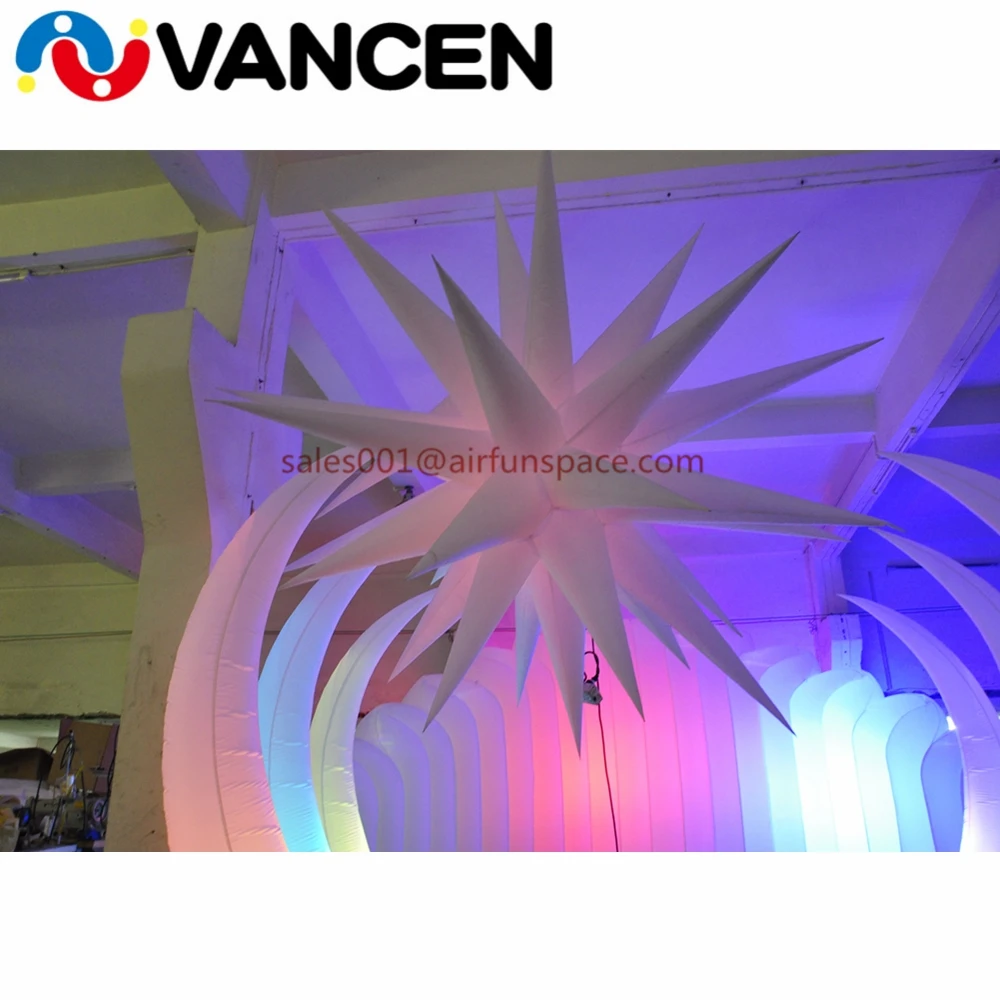 1,5 м диаметр рекламные светодиоды воздушный шар вручение морских водорослей стиль освещение воздушный шар надувной светодиодное