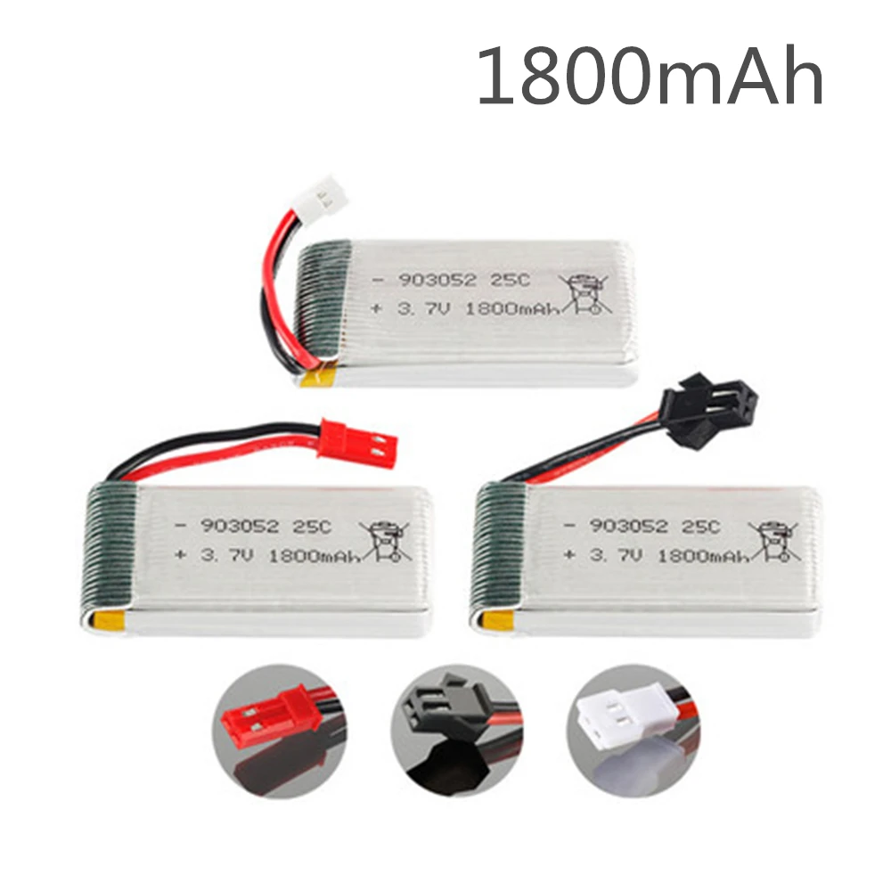 

3.7v 1800mAh lipo Battery for KY601S SYMA X5 X5S X5C X5SC X5SH X5SW X5HW X5UW M18 H5P HQ898 H11D H11C Helicopter battery