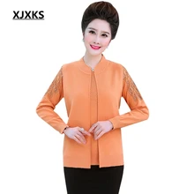 XJXKS женский свитер Комплект женский свитер+ кардиган-безрукавка осень-зима длинный рукав плюс размер вязаный свитер