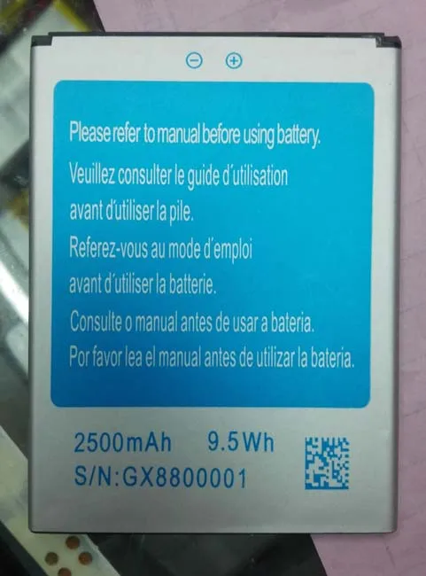 3 7 В 9 5wh 2500 мАч/4000 мАч S/N:GX8800001 jiake V19 Аккумулятор Размеры: 77mmx58mmx3mm бесплатная