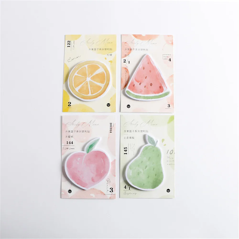 30 шт фрукты Стикеры для заметок канцелярские Заметки DIY Скрапбукинг Стикеры милая бумага закладки корейские наклейки офиса