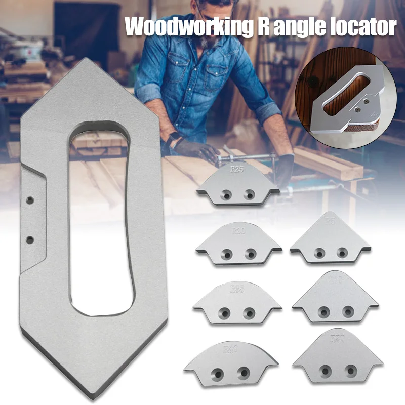 R-angle Locator Engraving Machine for Woodworking R-angle Quick Jig Positioning Template MJJ88