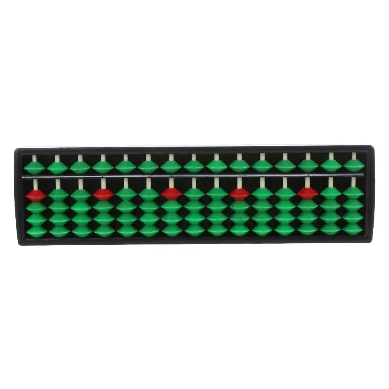 

Plastic Abacus Soroban 15 Rods Beads Column School Learning Counting Tool For Math Business