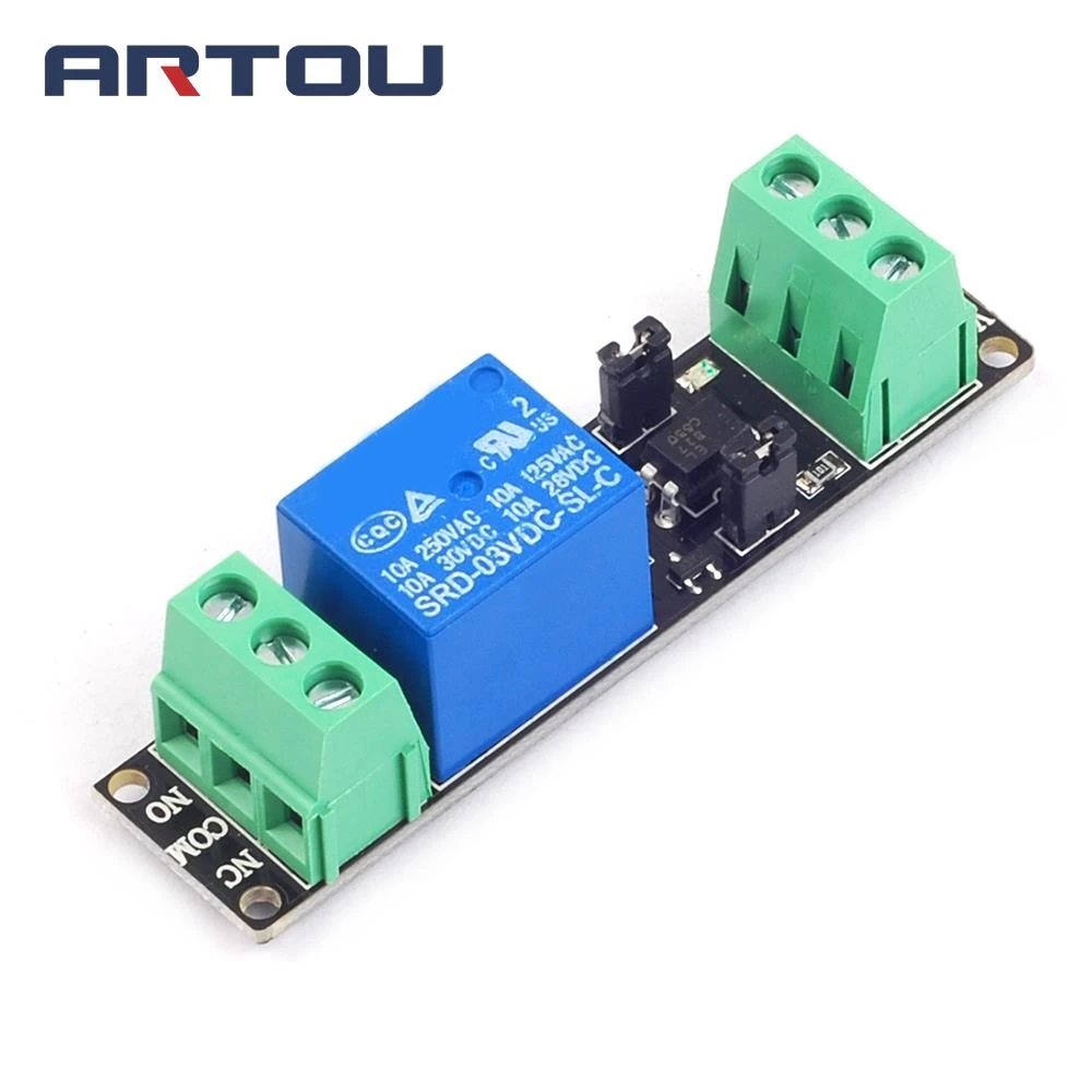 5PCS 3V Relay High Level Driver Module Optocoupler Relay Isolated Control Board 