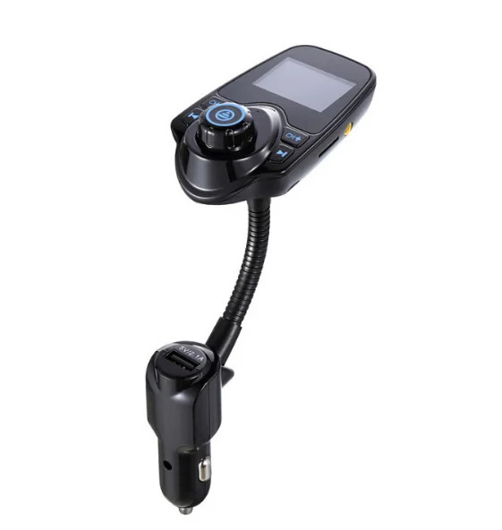 DHL или FedEx 10 шт. Bluetooth автомобильный комплект громкой связи fm-передатчик беспроводной MP3 музыкальный плеер Поддержка tf-карты 2.1A USB Автомобильное зарядное устройство