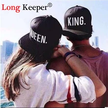Длинная бейсболка с королем, королевой шляпа, бейсбольная кепка для мужчин и женщин, подарки для любимых девочек и мальчиков, Хип Бейсболка унисекс, последние короли Casquette