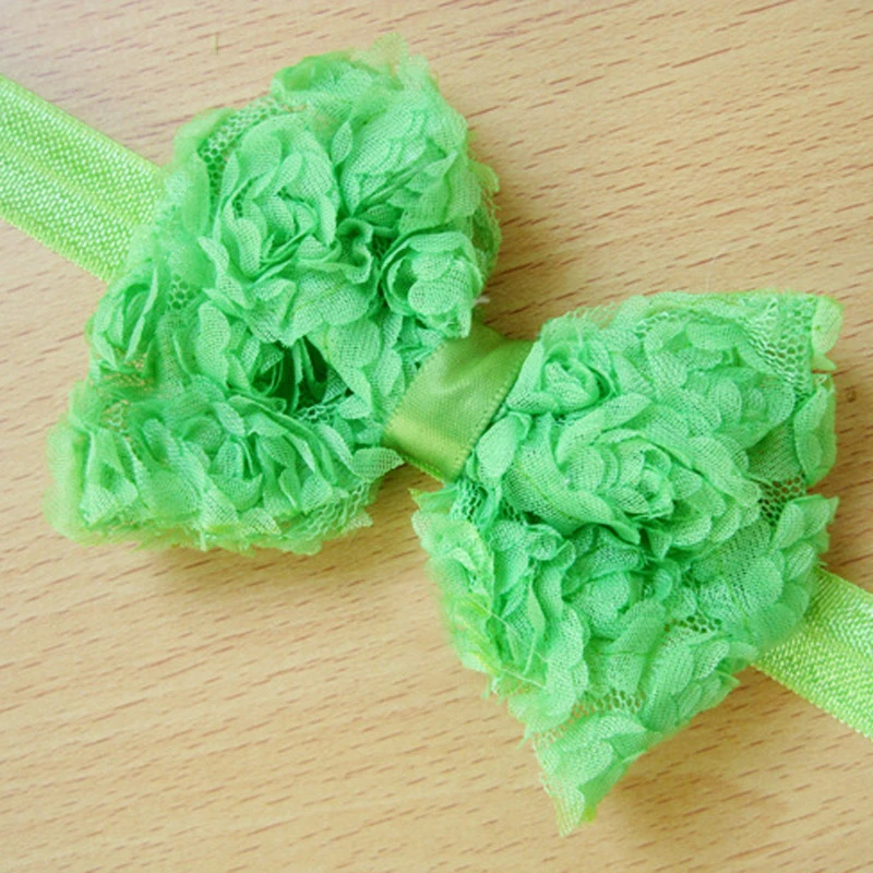 Headband For Girl 2019 Baby Girl Headbands Summer 10 PCS Baby Girls Elastic Bow Flower Hairband Photography Prop Band V16% (10)