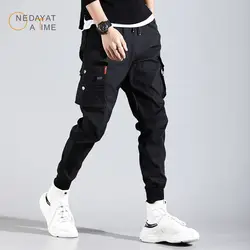 Хип-хоп мужские панталоны Hombre High Street Kpop повседневные брюки карго с множеством карманов джоггеры Modis уличные брюки Harajuku