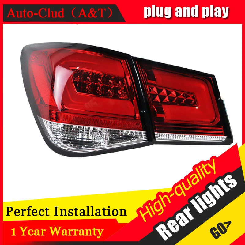 

Car Styling for Chevrolet Cruze Taillights Taiwan Sonar Cruze LED Tail Lamp Rear Lamp DRL+Brake+Park+Signal led light.