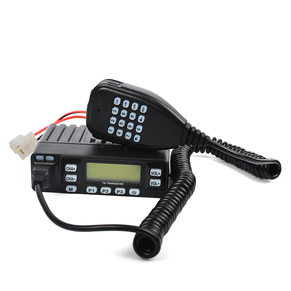 HYS TC-898UVS Автомобильная рация мобильное радио 136-174Mhz и 400-470Mhz VHF UHF с USB кабелем