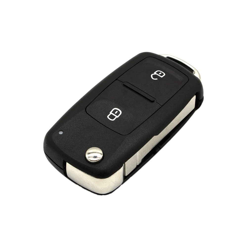 Корпус для автомобильного ключа пульта 2 кнопки Volkswagen Tiguan Seat leon Skoda Octavia Polo Passat Lavida