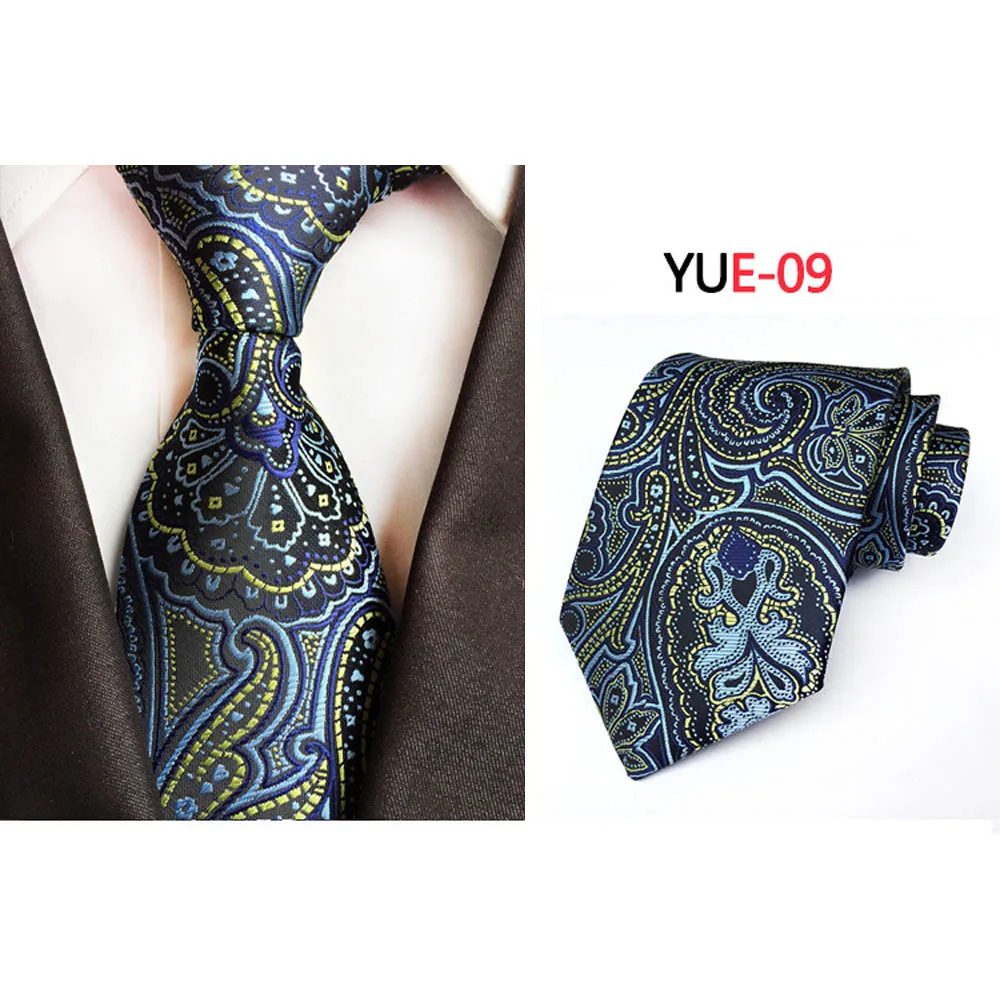 Мужской Стильный цветочный жаккардовый широкий галстук Одежда для свадебного торжества галстук новый HZTIE0259
